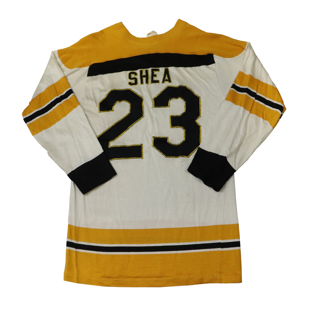 Vintage 60s Dureen Shae 23 Hockey Yellow Black Jersey Size N/A